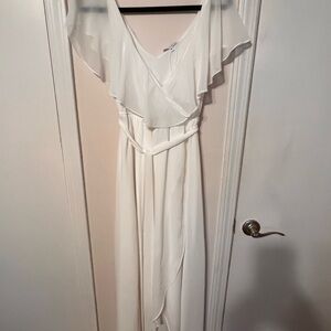 Baltic Born White Ruffle Dress